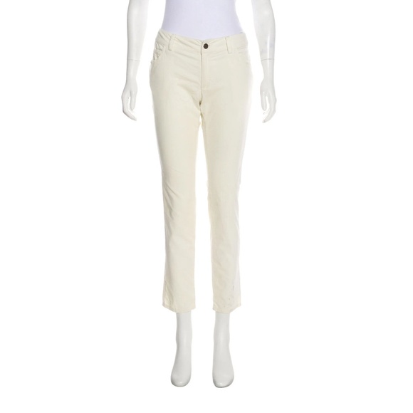 corduroy pants white
